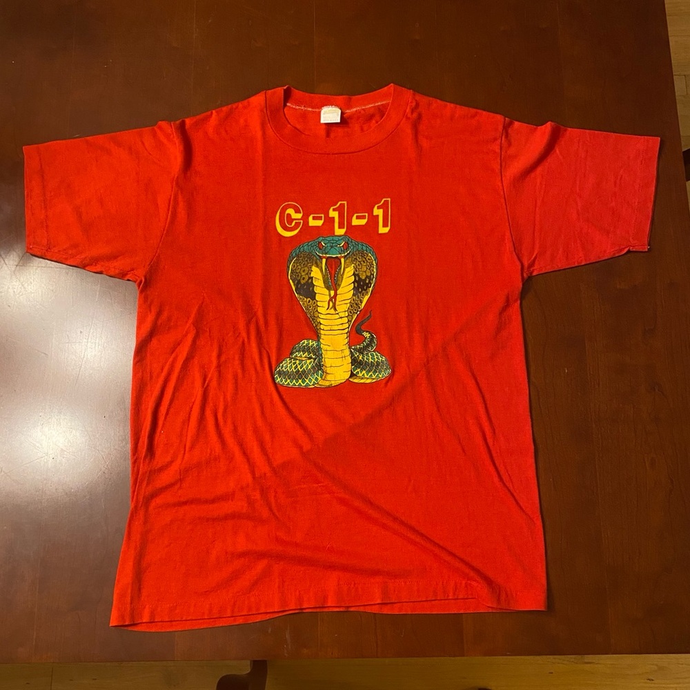 1980s Army Air Division Cobras Tee Size XL Sportswear Tag 22x28